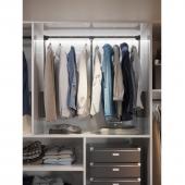 GARDEROBNI LIFT   8 kg  83-115  ANTRACIT RAM I BOČNI PVC POKLOPCI