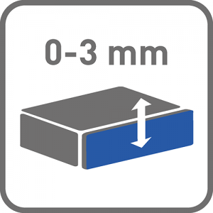 MODERN SLIDE - POTPUNO IZVLAČENJE - PUSH TO OPEN L-300 mm - Vertical Adjustment [mm]: 0-3