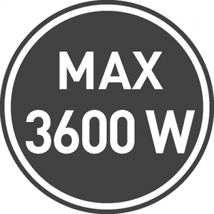 EL. UTIČNICA Ø100 mm COMFORT - Maximum load [W]: 3600