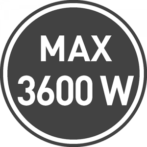 EL. UTIČNICA Ø60  3xŠUKO, USB - SIVA - Maximum load [W]: 3600