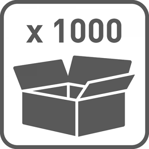 Transportno pakovanje 1000 SPOJNICE ZA KUHINJSKE ELEMENTE M6 - Ø8 (31-41mm) - HROM - Transportno pakovanje 1000
