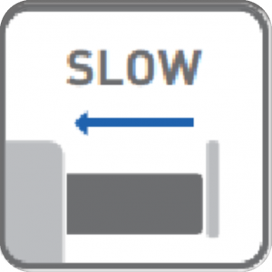 KLIZAČ TELESKOPSKI L-500 MM PUSH SA USPORIVAČEM - Slow klizaci