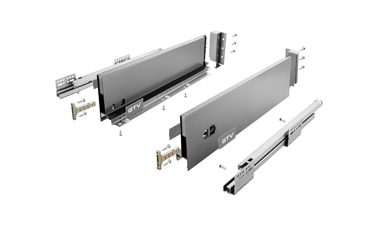 FIOKA AXIS L-500 H=95mm - "NISKA" - ANTRACIT - PB-AXIS-KPL500A