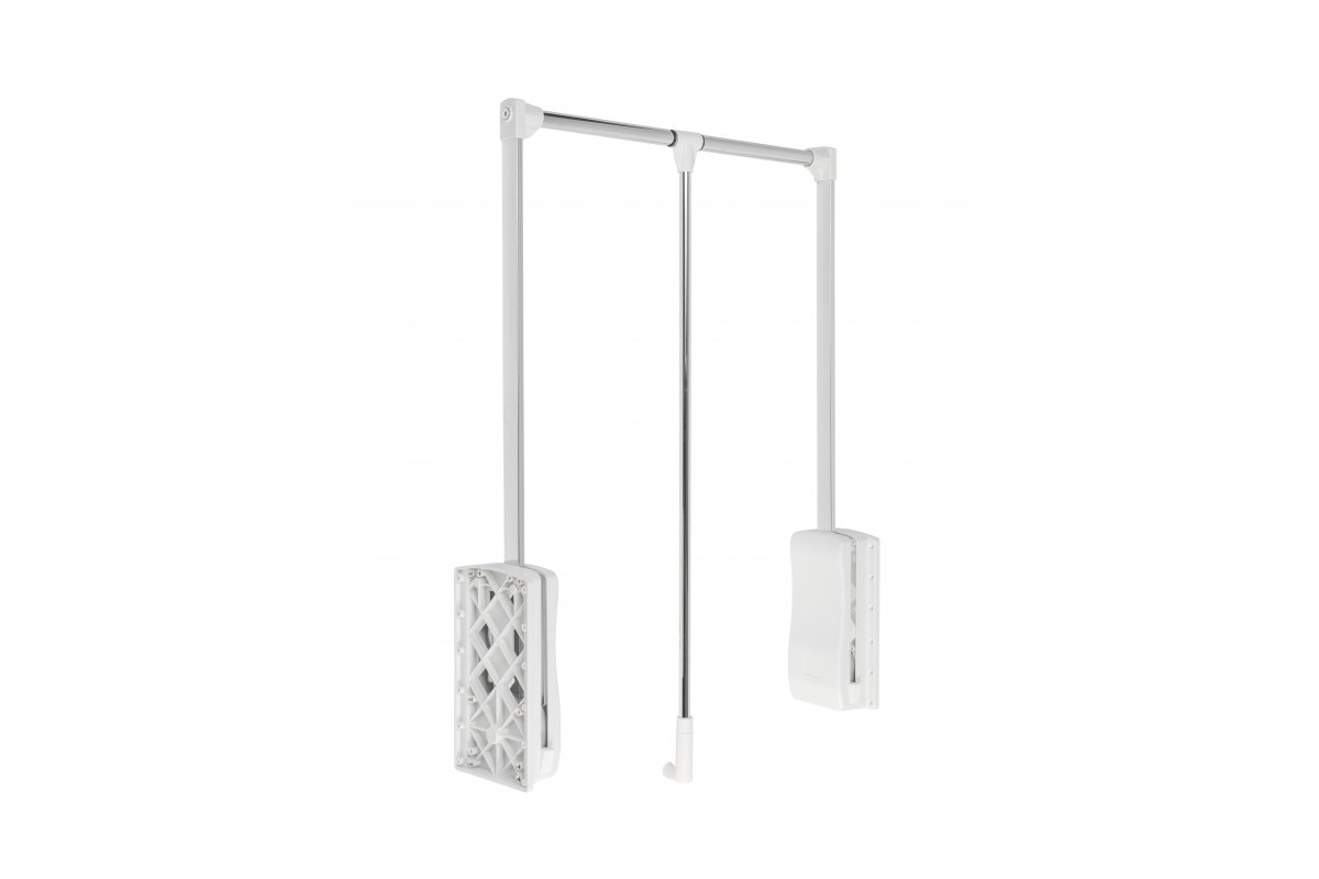 GARDEROBNI LIFT   8 kg  60-83    HROM - BOČNI PVC POKLOPAC BELI